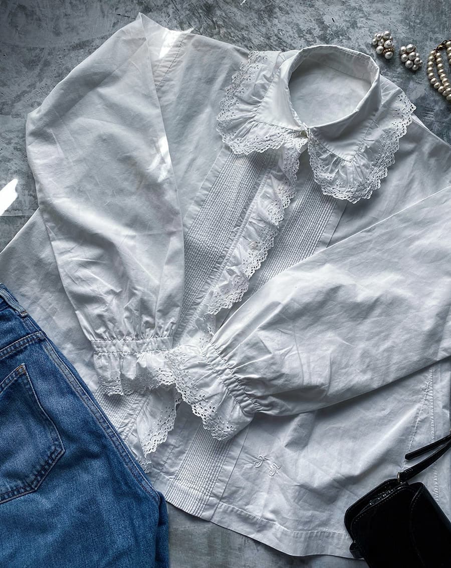 フランスアンティークブラウスfrenchantiqueblouse