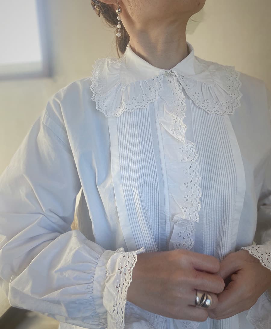フランスアンティークブラウスfrenchantiqueblouse