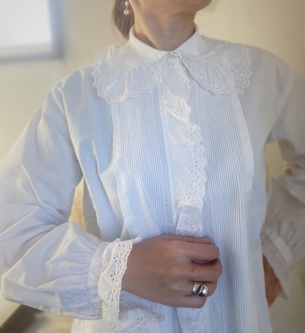 フランスアンティークブラウスfrenchantiqueblouse