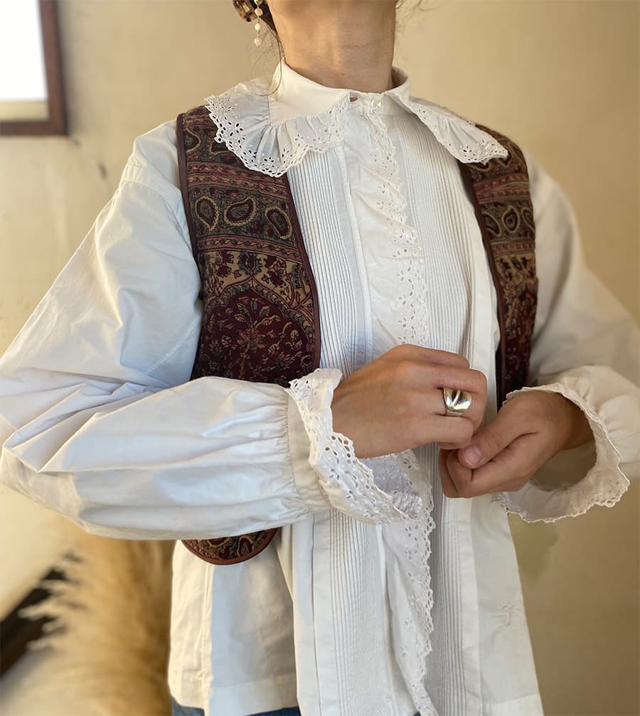 フランスアンティークブラウスfrenchantiqueblouse