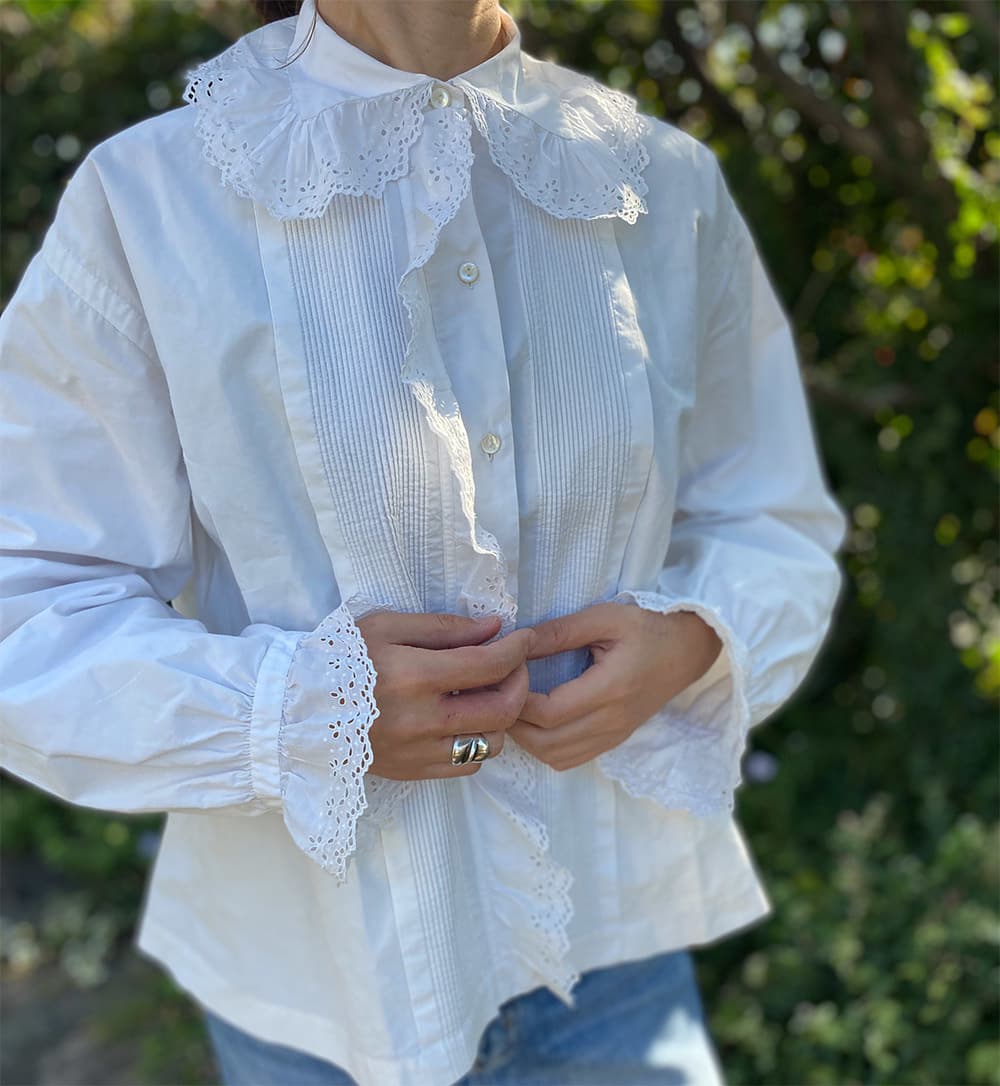 フランスアンティークブラウスfrenchantiqueblouse