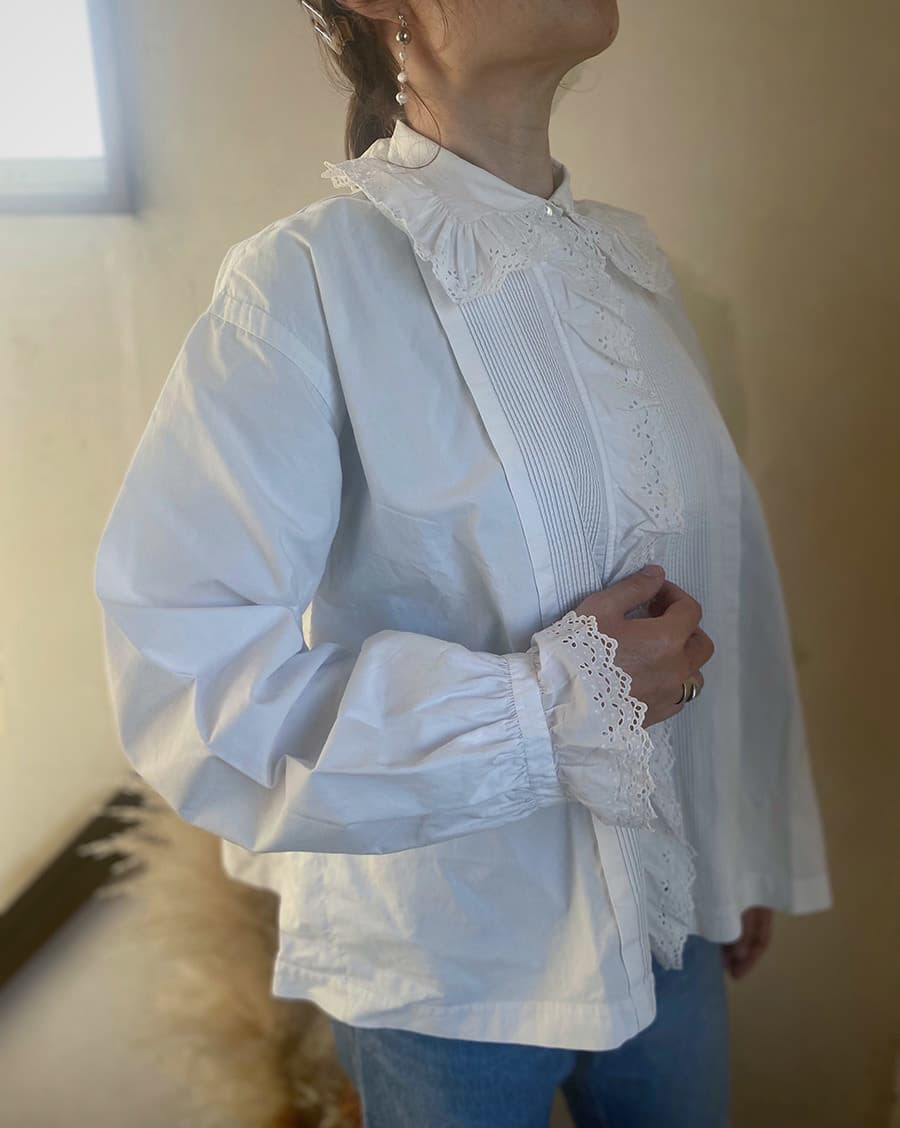 フランスアンティークブラウスfrenchantiqueblouse