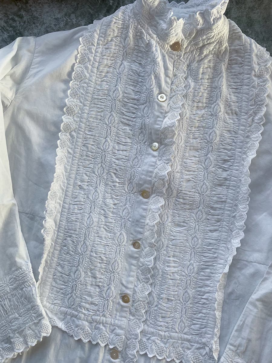 アンティークヴィクトリアンナイトドレス アンティークレースワンピース