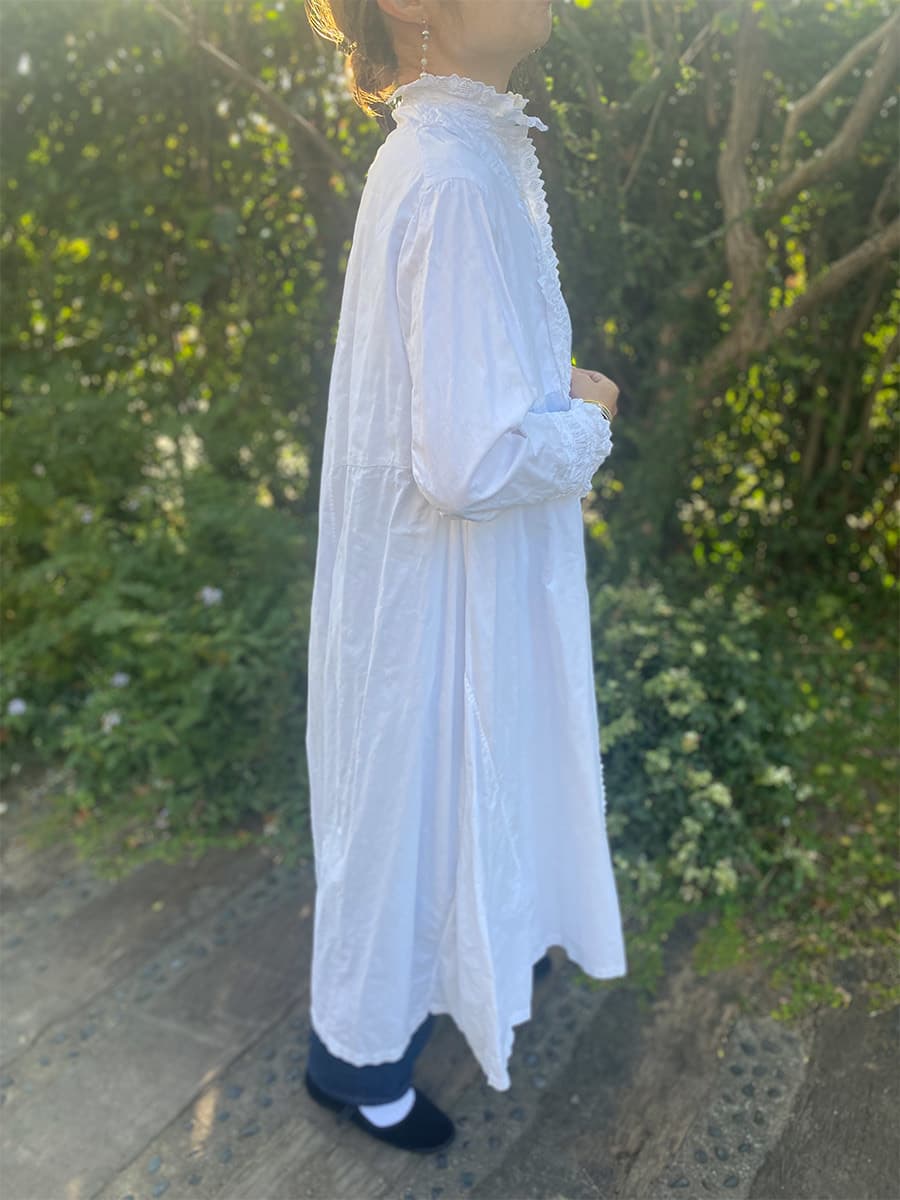 アンティークヴィクトリアンナイトドレス アンティークレースワンピース