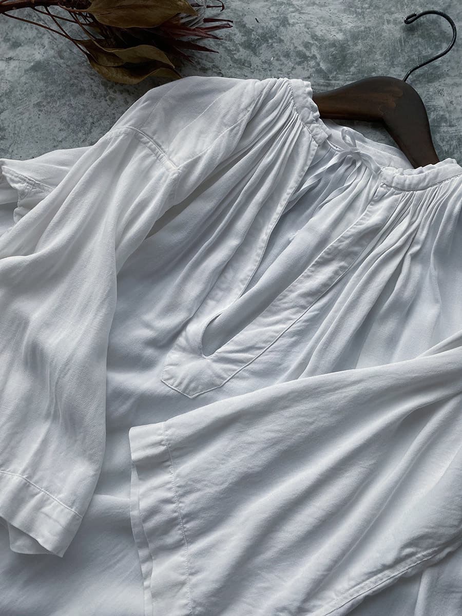 フランスアンティークチャーチスモック