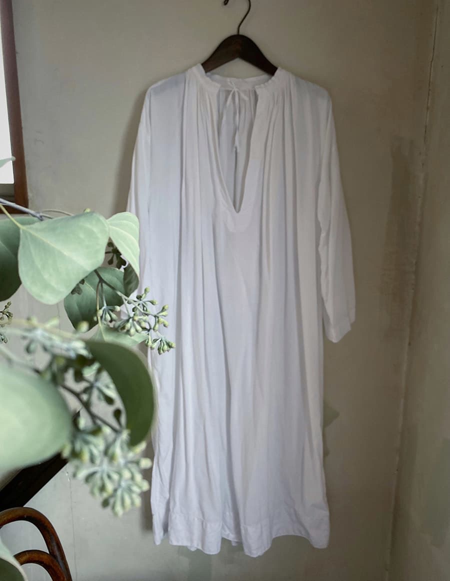 フランスアンティークチャーチスモック