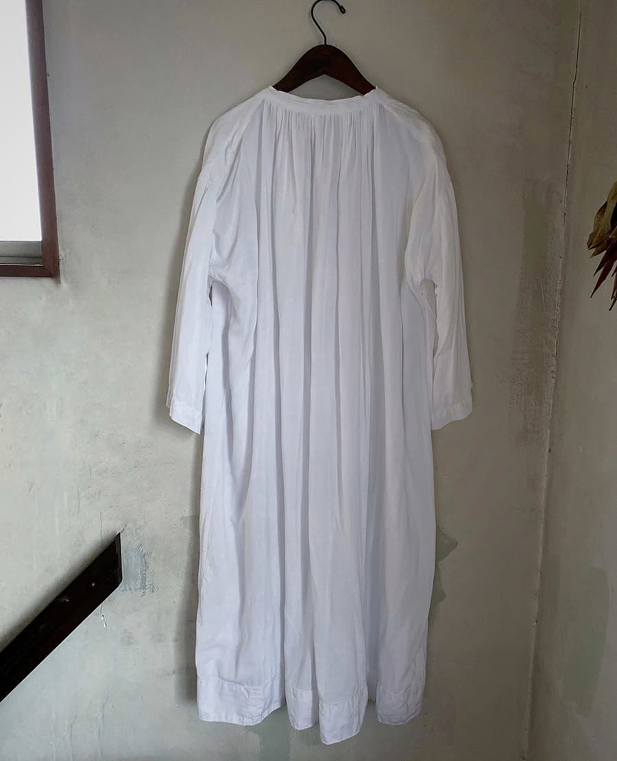 フランスアンティークチャーチスモック