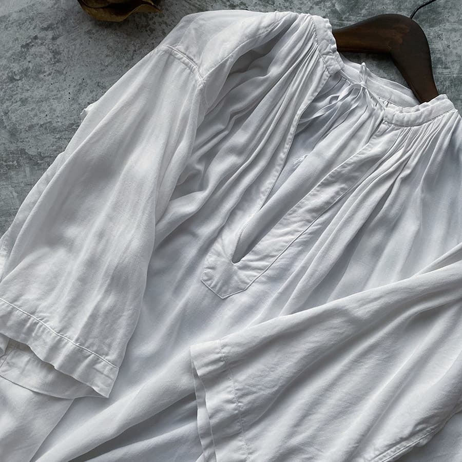 フランスアンティークチャーチスモック