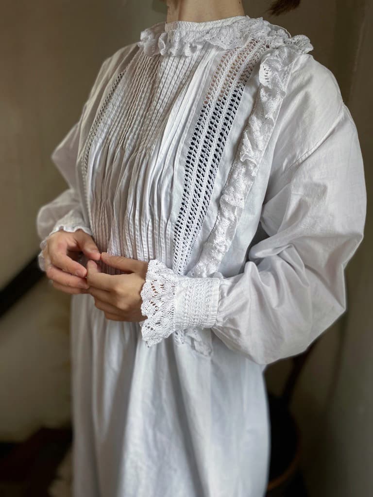 アンティークレースワンピースアンティークナイトドレス