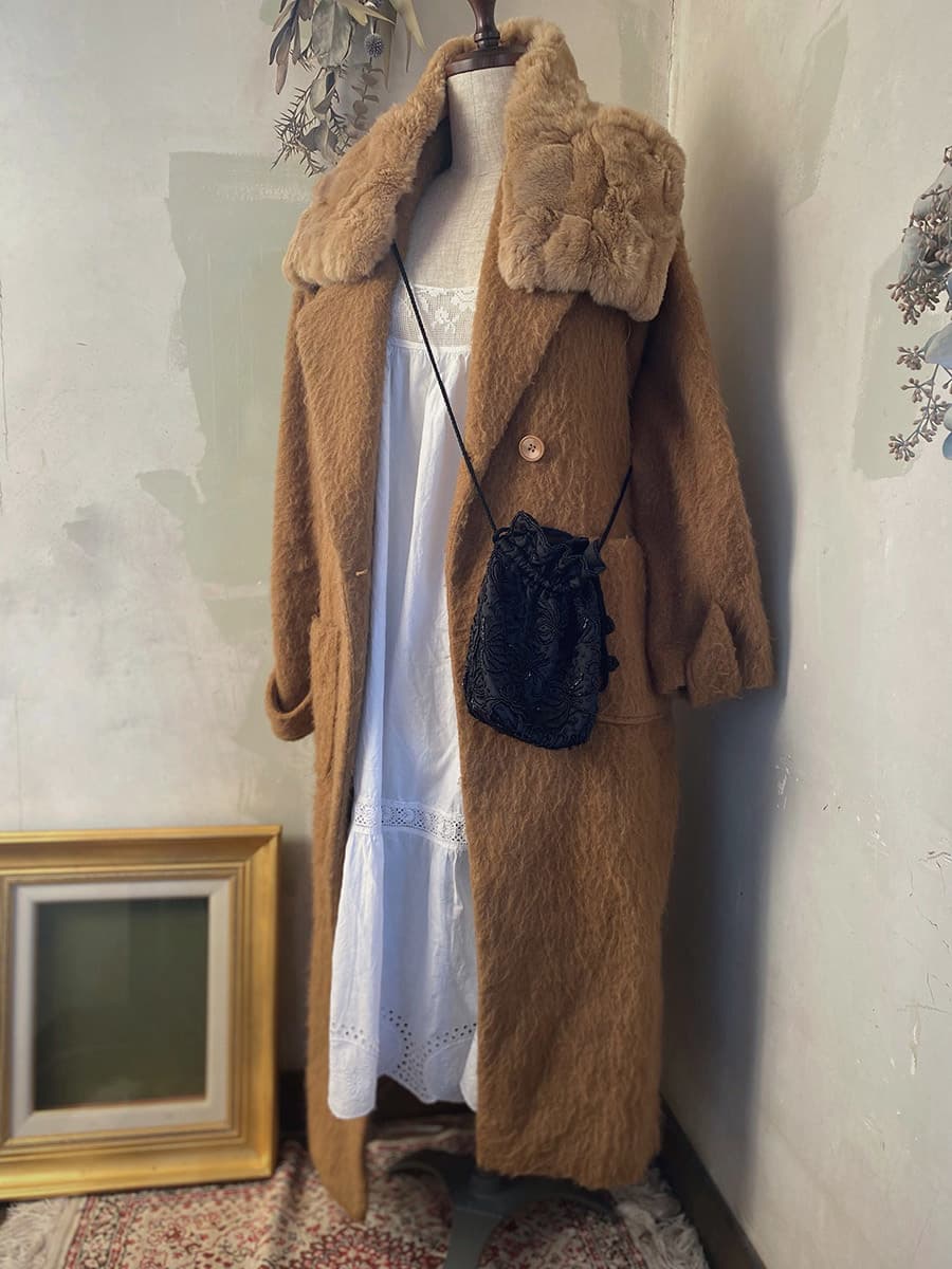 アンティークレースワンピースアンティークナイトドレス