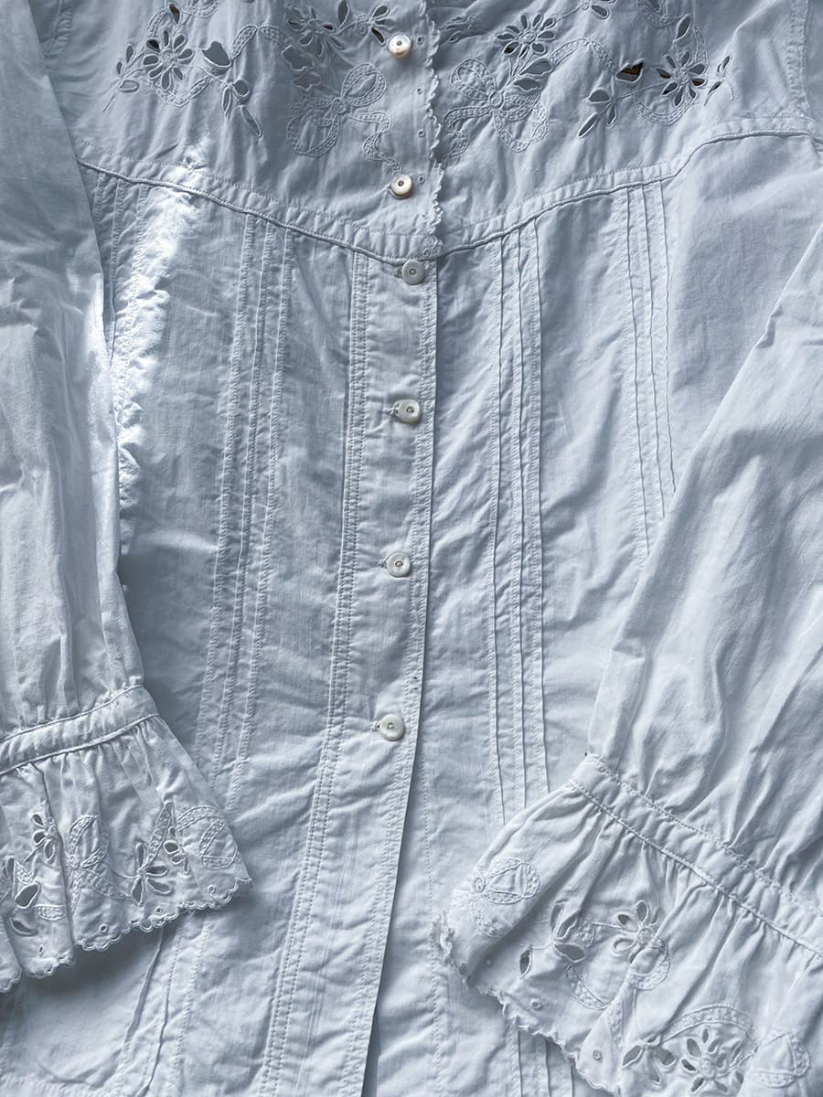 フランスアンティークブラウス