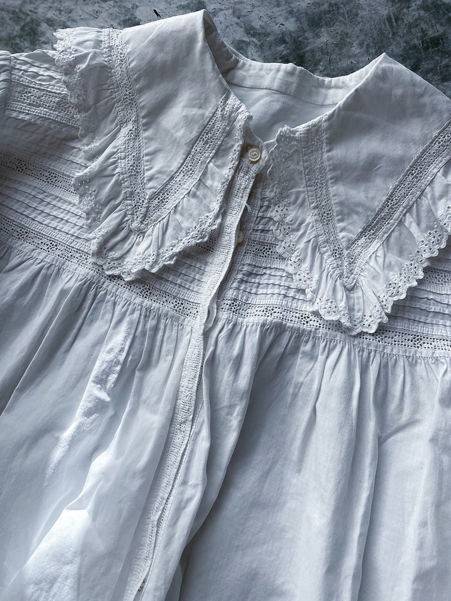 フランスアンティークブラウス