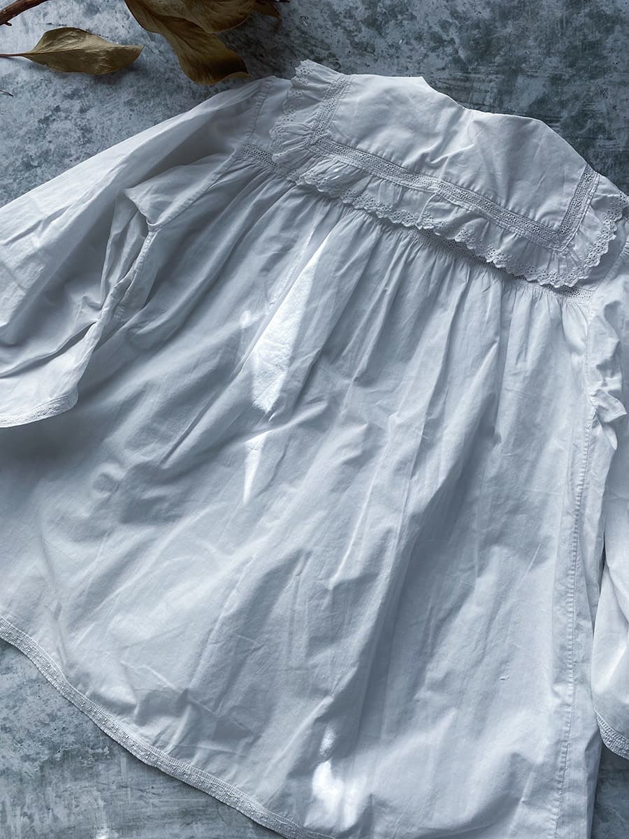 フランスアンティークブラウス