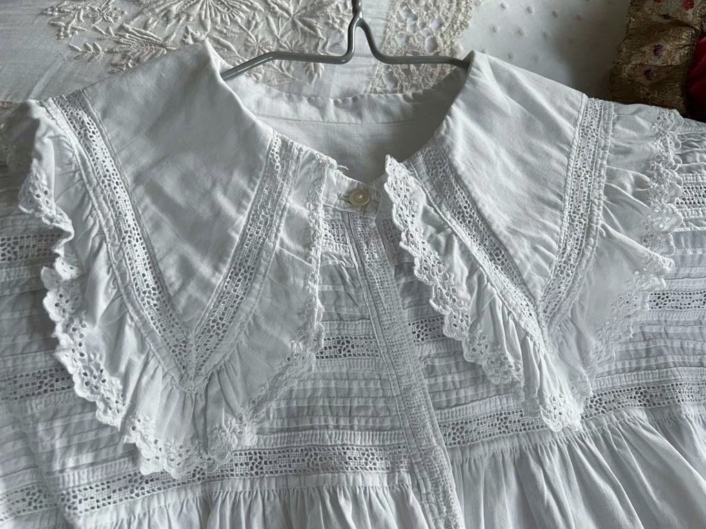 フランスアンティークブラウス