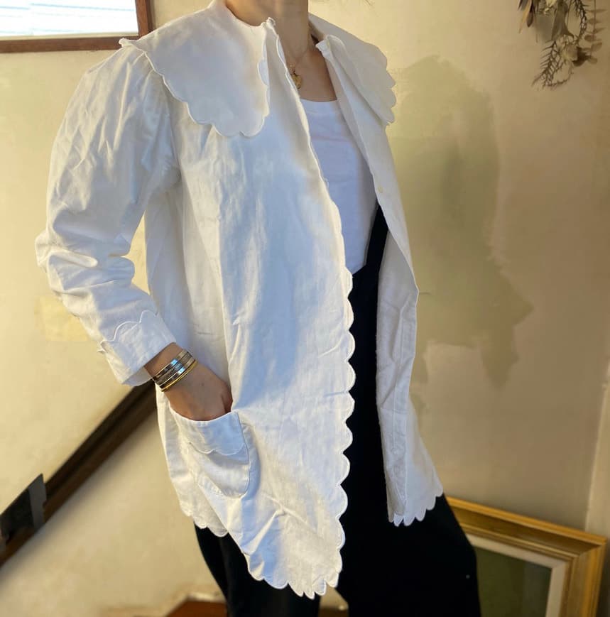 フランスアンティークブラウス