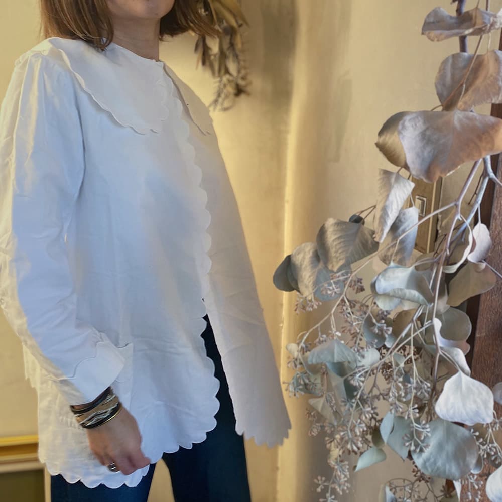 フランスアンティークブラウス