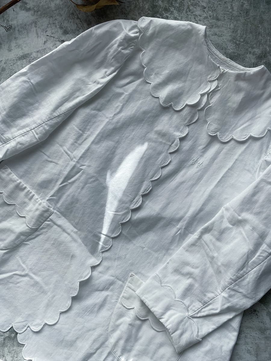 フランスアンティークブラウス