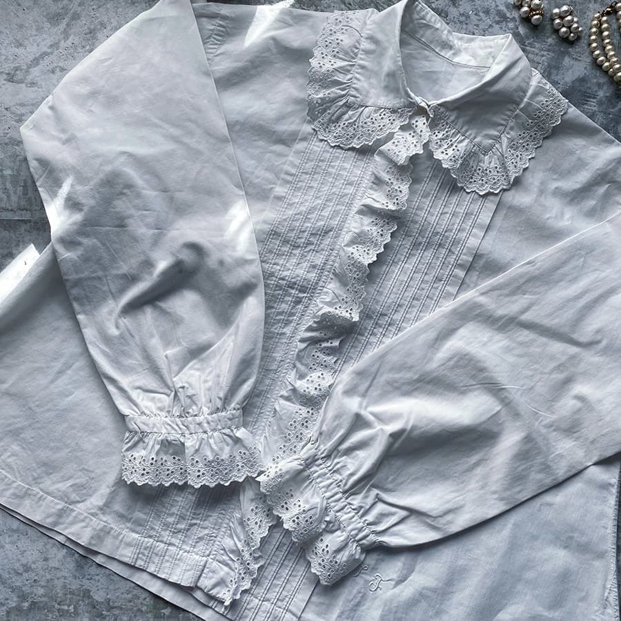 フランスアンティークブラウスfrenchantiqueblouse