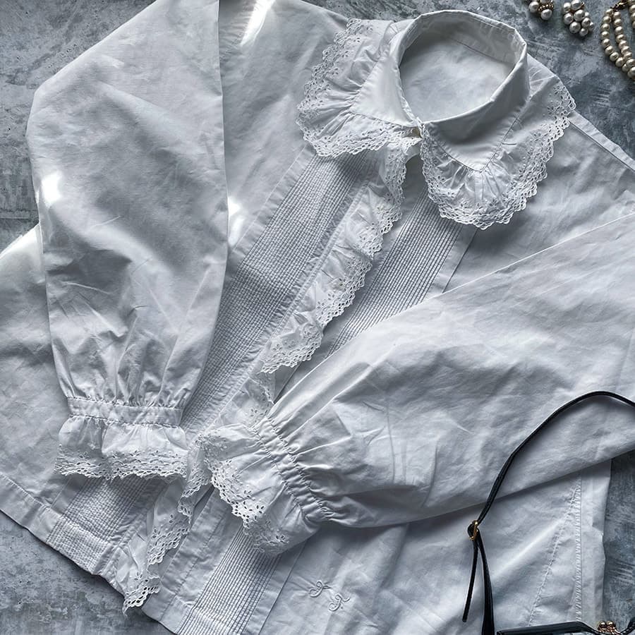 フランスアンティークブラウスfrenchantiqueblouse