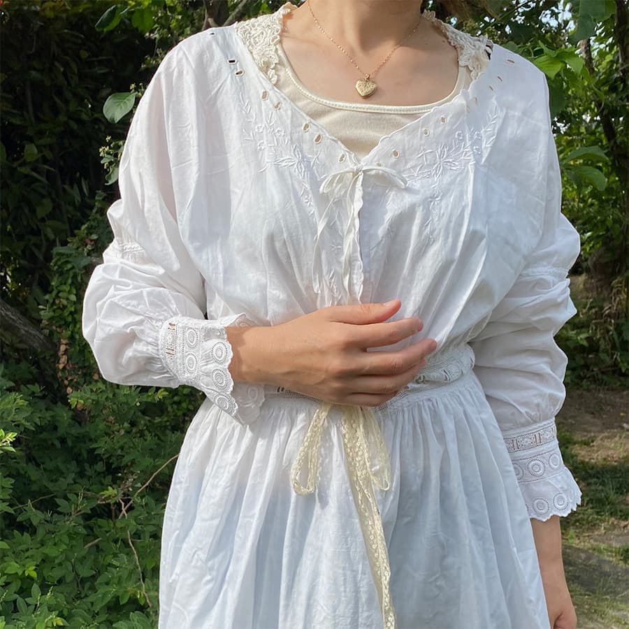 アンティークレースワンピースlace&ribbon