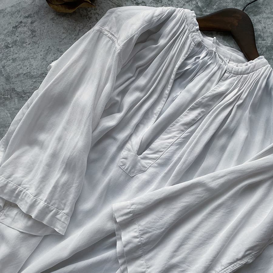 フランスアンティークチャーチスモック