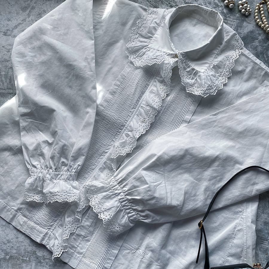 フランスアンティークブラウスfrenchantiqueblouse