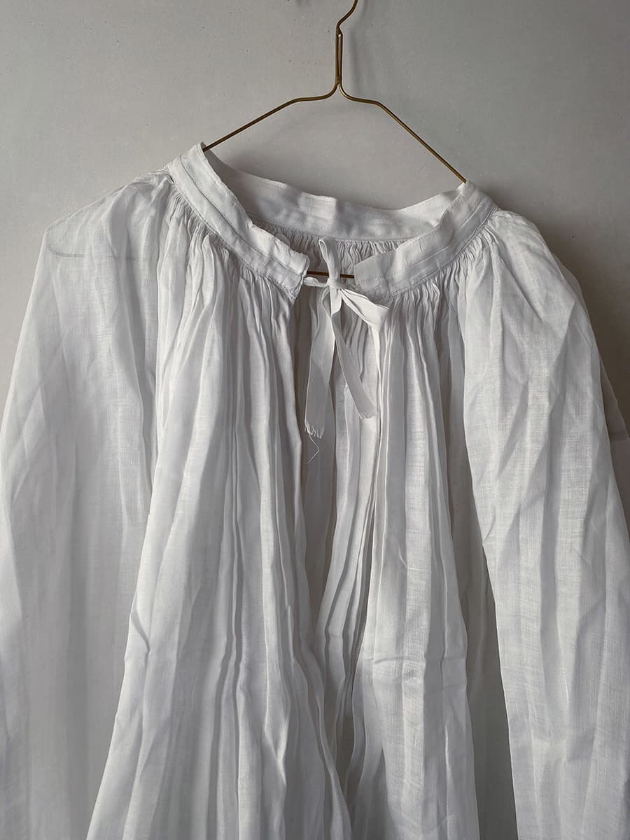 フランスアンティークチャーチスモックヴィンテージ チャーチドレスchurchsmock