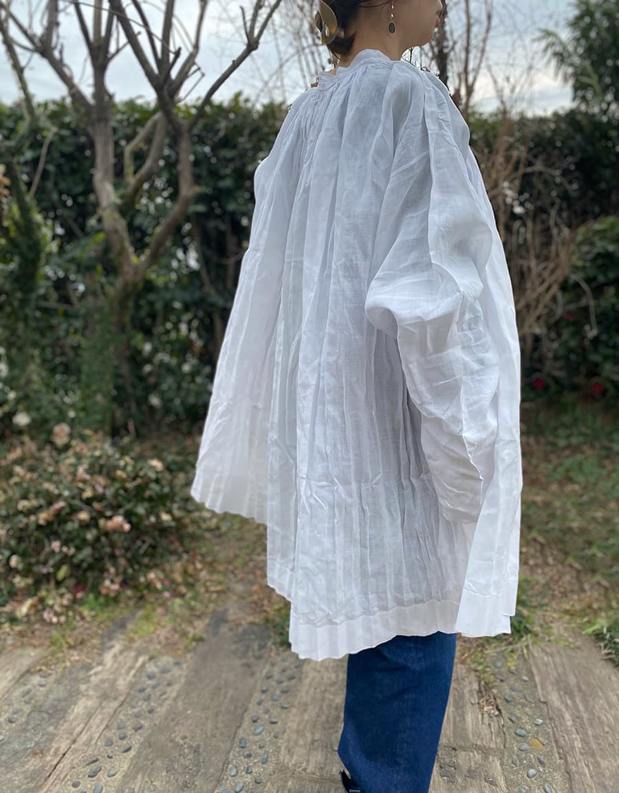 フランスアンティークチャーチスモックヴィンテージ チャーチドレスchurchsmock