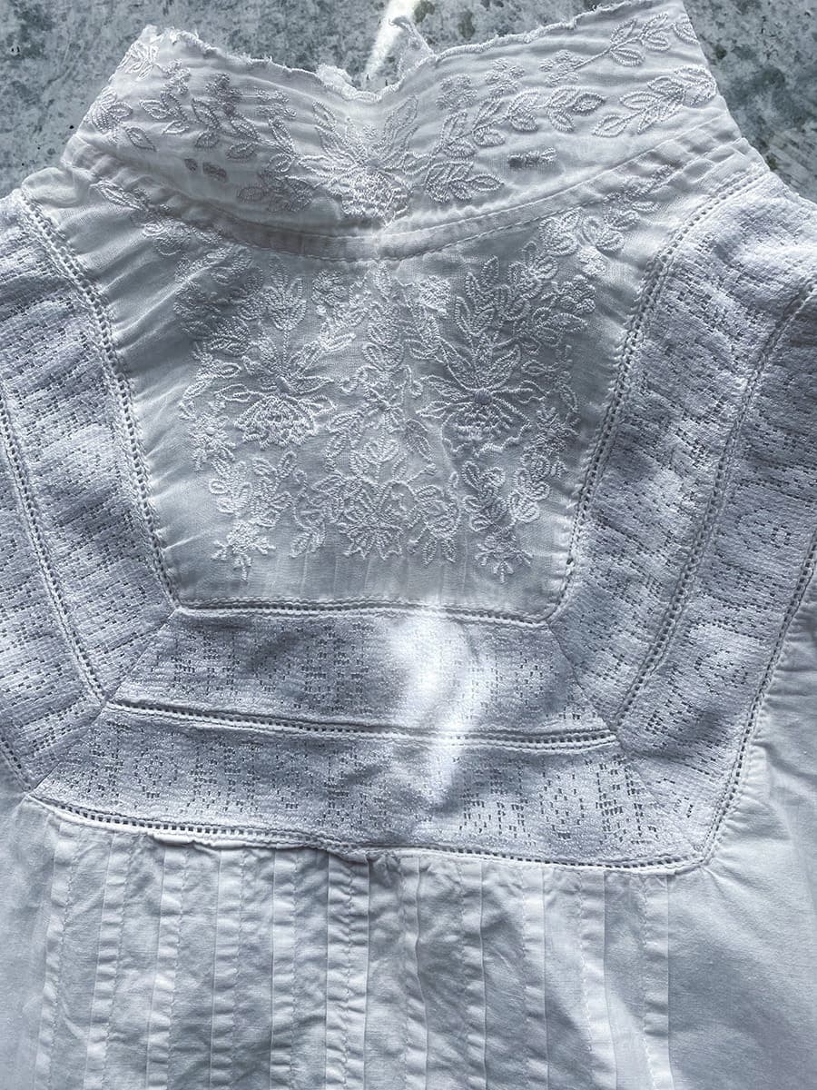 イギリスアンティークブラウスヴィクトリアン エドワーディアン 