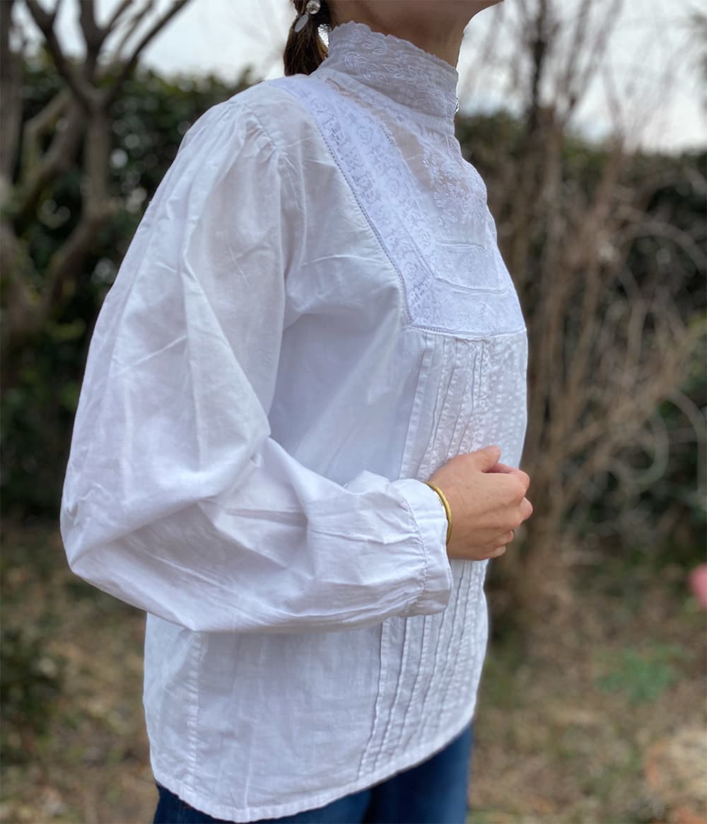 イギリスアンティークブラウスヴィクトリアン エドワーディアン 