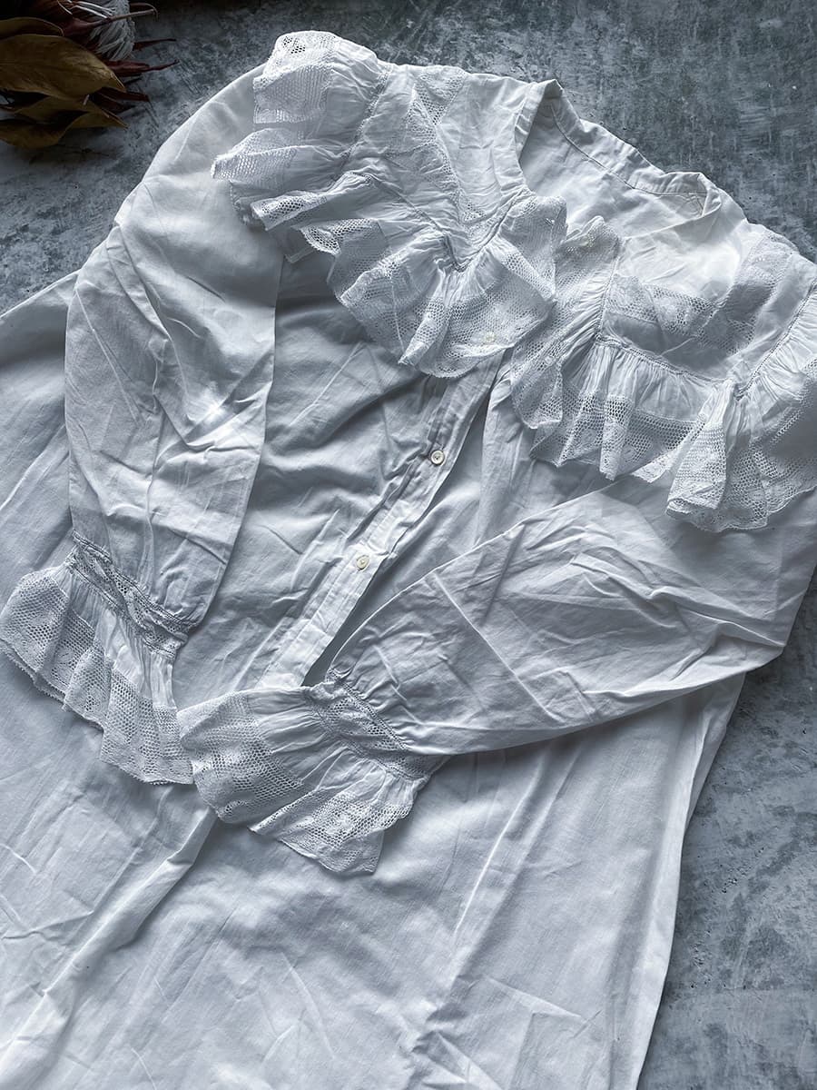 フランスアンティークナイトドレスヨーロッパアンティークワンピース