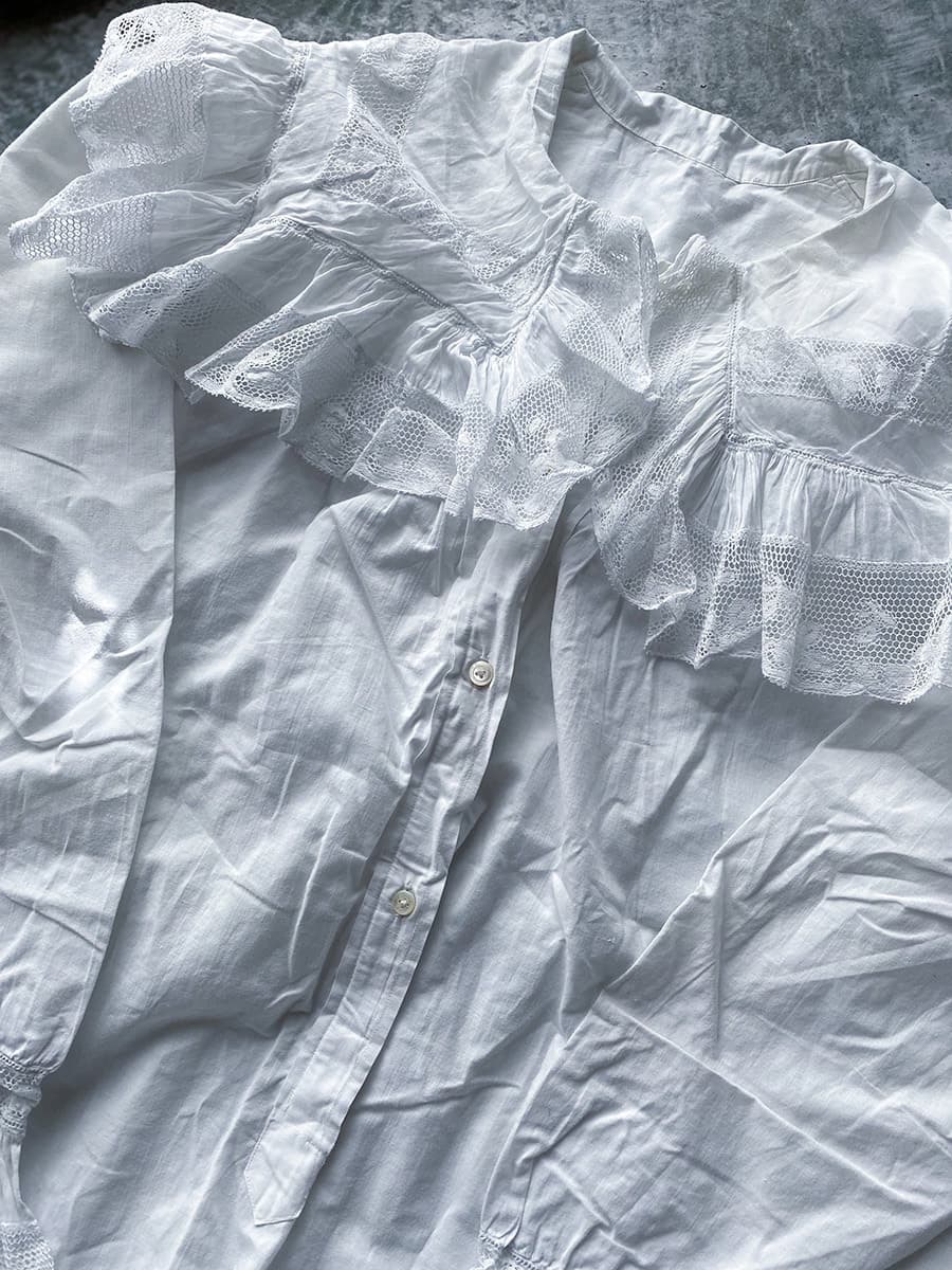 フランスアンティークナイトドレスヨーロッパアンティークワンピース