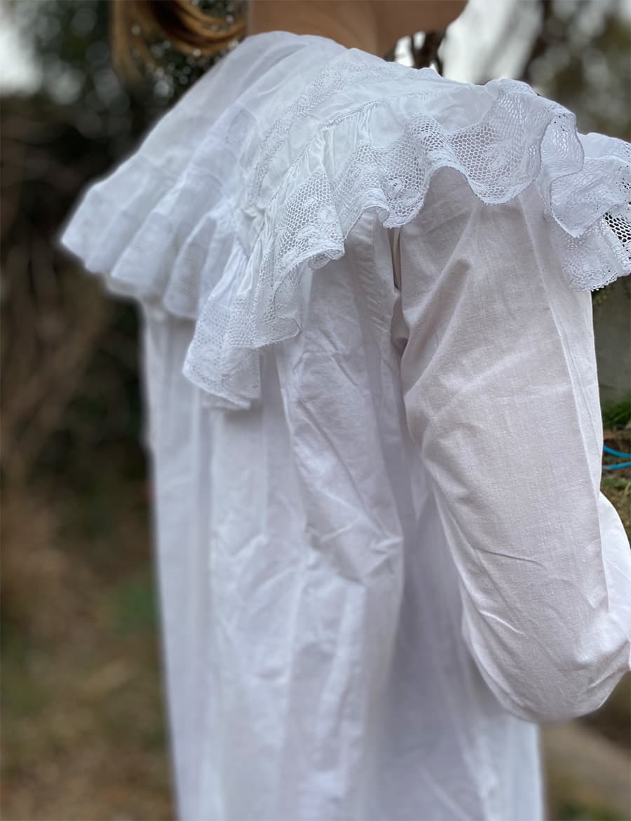 フランスアンティークナイトドレスヨーロッパアンティークワンピース