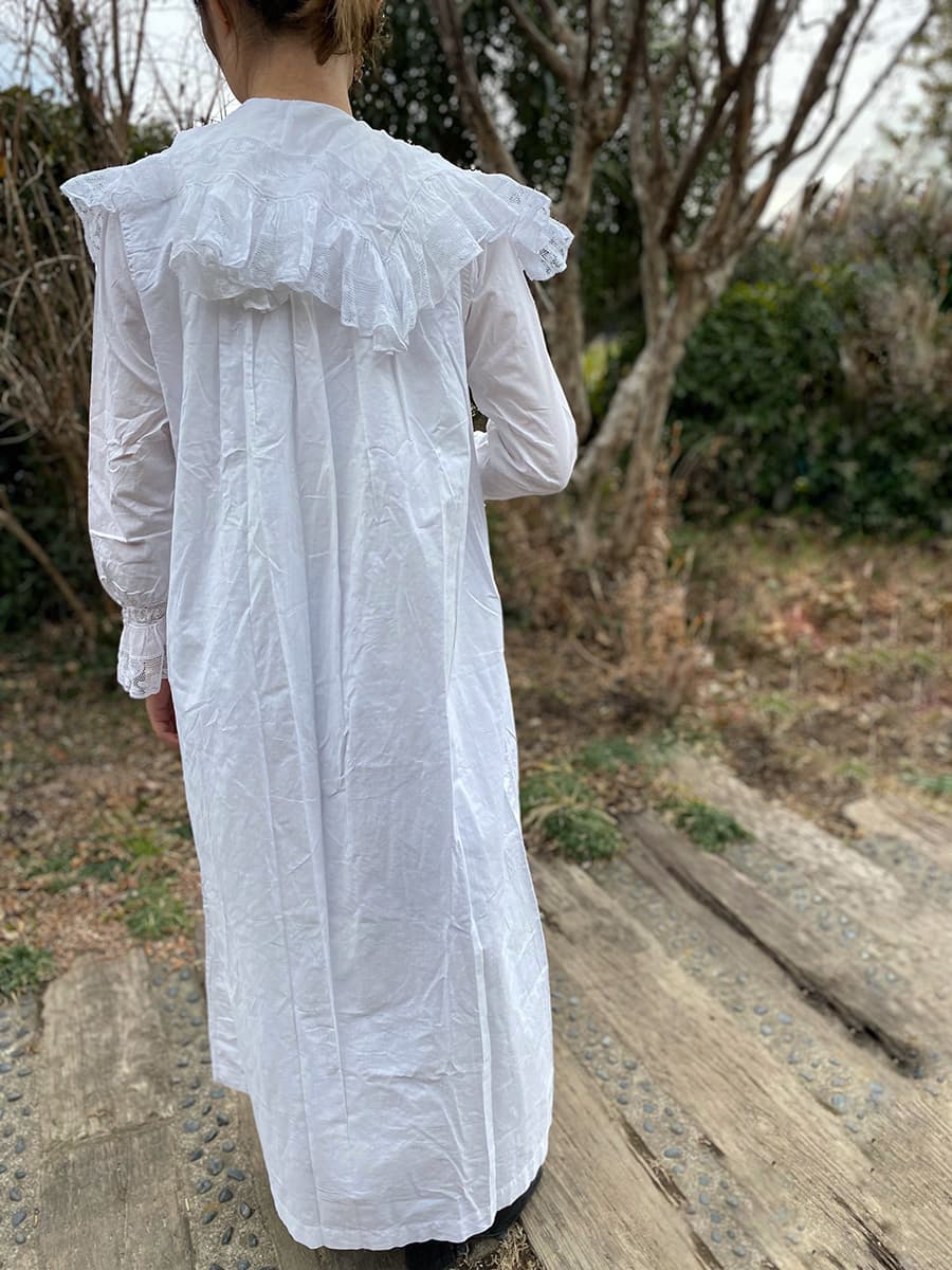 フランスアンティークナイトドレスヨーロッパアンティークワンピース