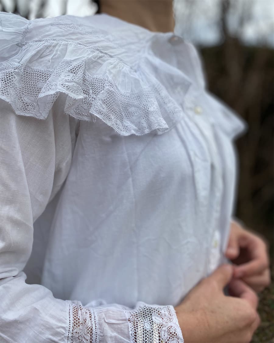 フランスアンティークナイトドレスヨーロッパアンティークワンピース