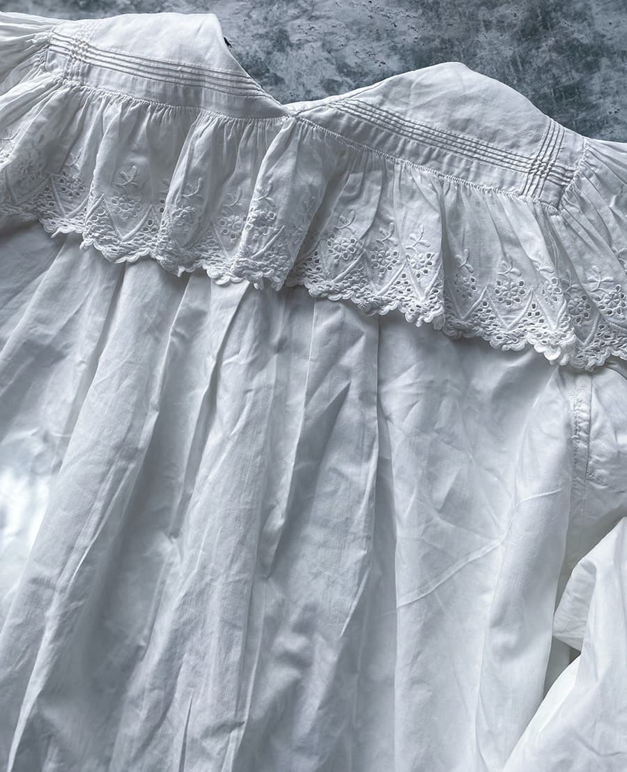 フランスアンティークナイトドレスヨーロッパアンティークワンピース