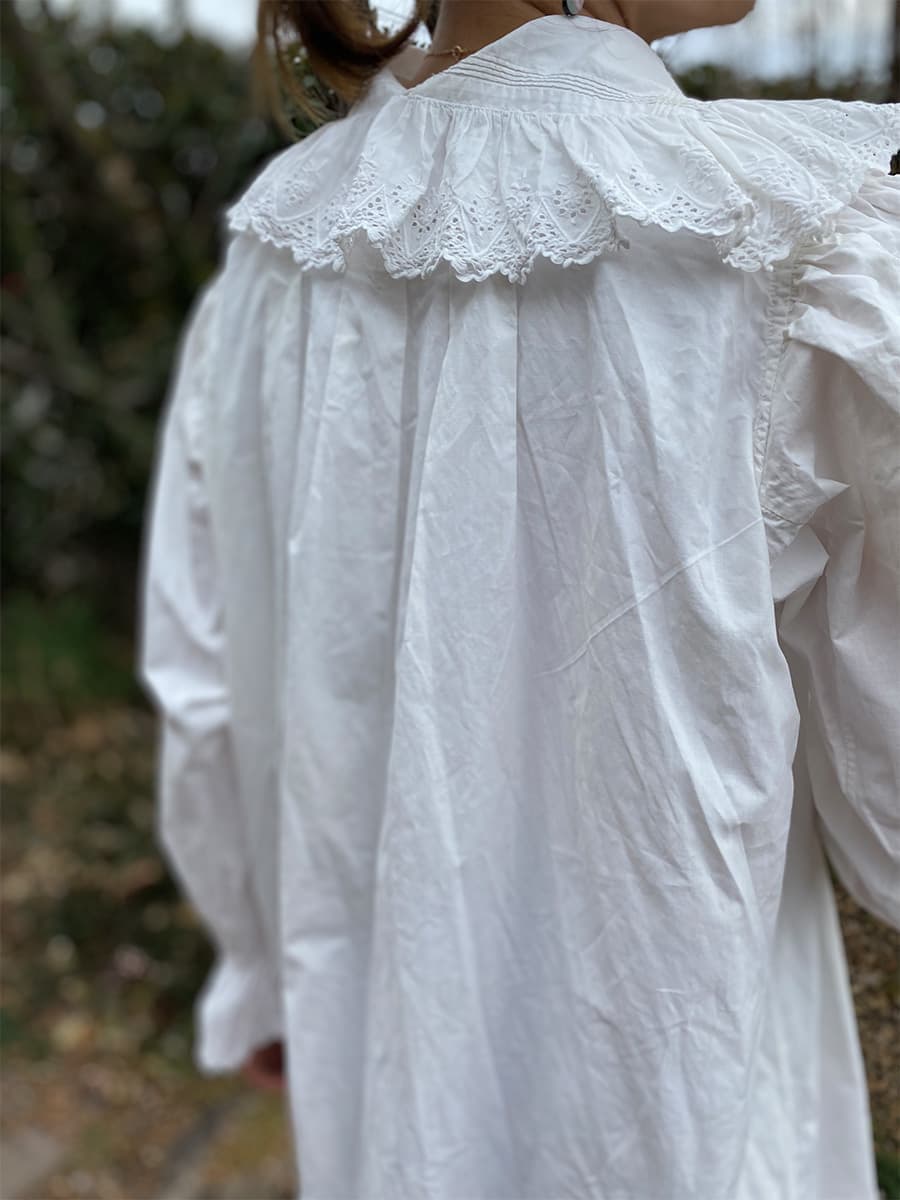 フランスアンティークナイトドレスヨーロッパアンティークワンピース