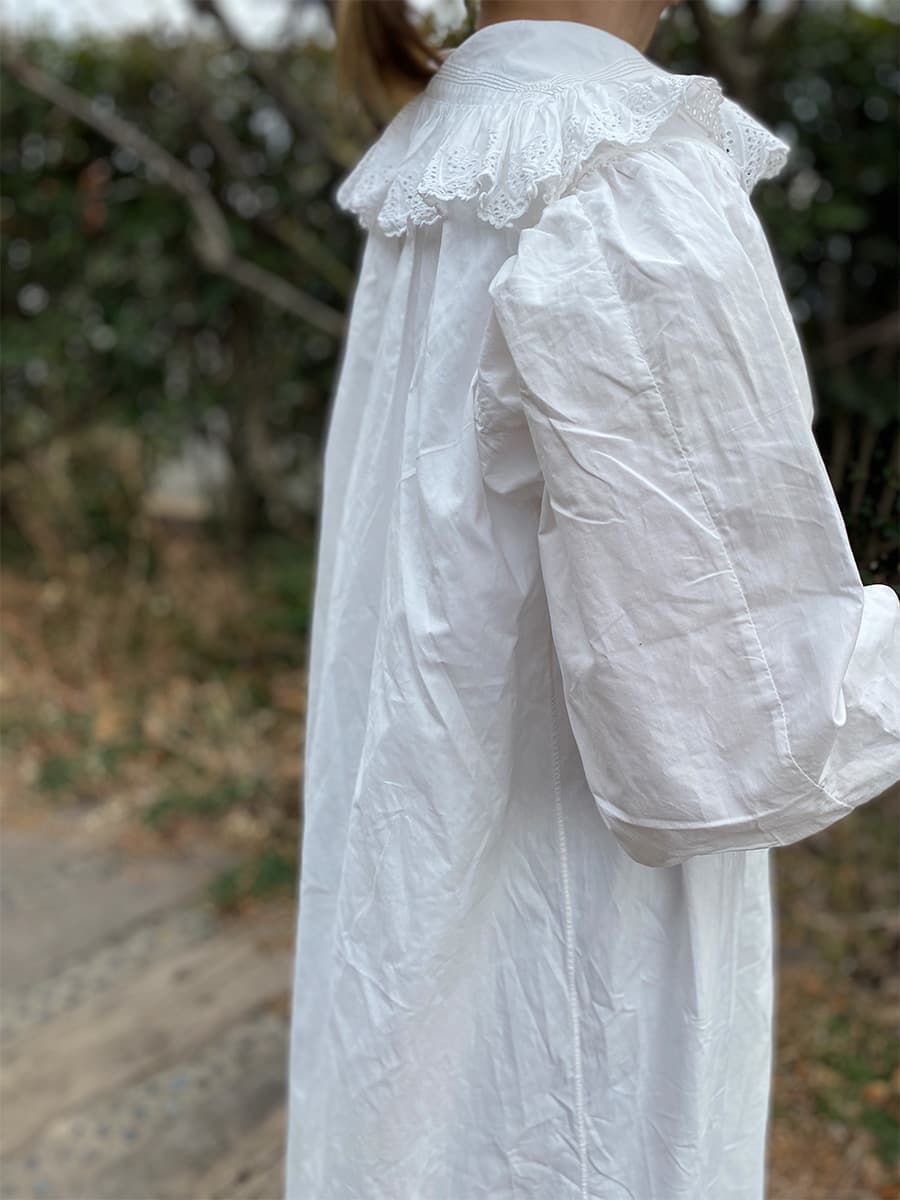 フランスアンティークナイトドレスヨーロッパアンティークワンピース