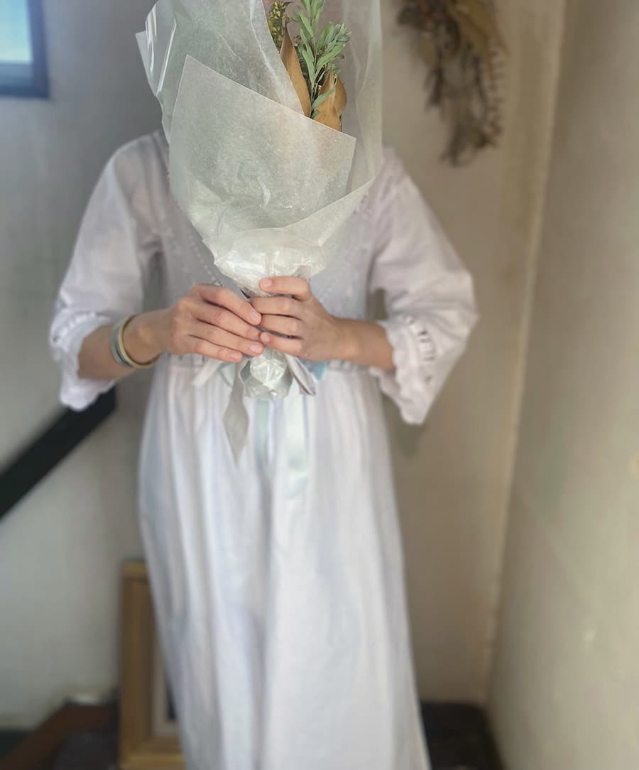 フランスアンティークナイトドレスアンティークレースワンピース