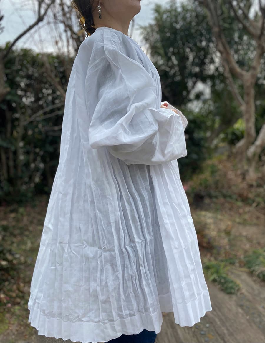 フランスアンティークチャーチスモックヴィンテージ チャーチドレスchurchsmock