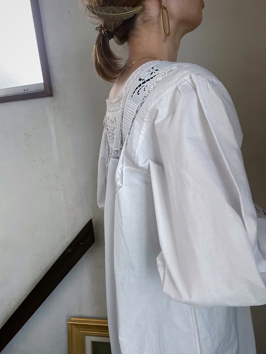 フランスアンティークナイトドレスヨーロッパアンティークワンピース