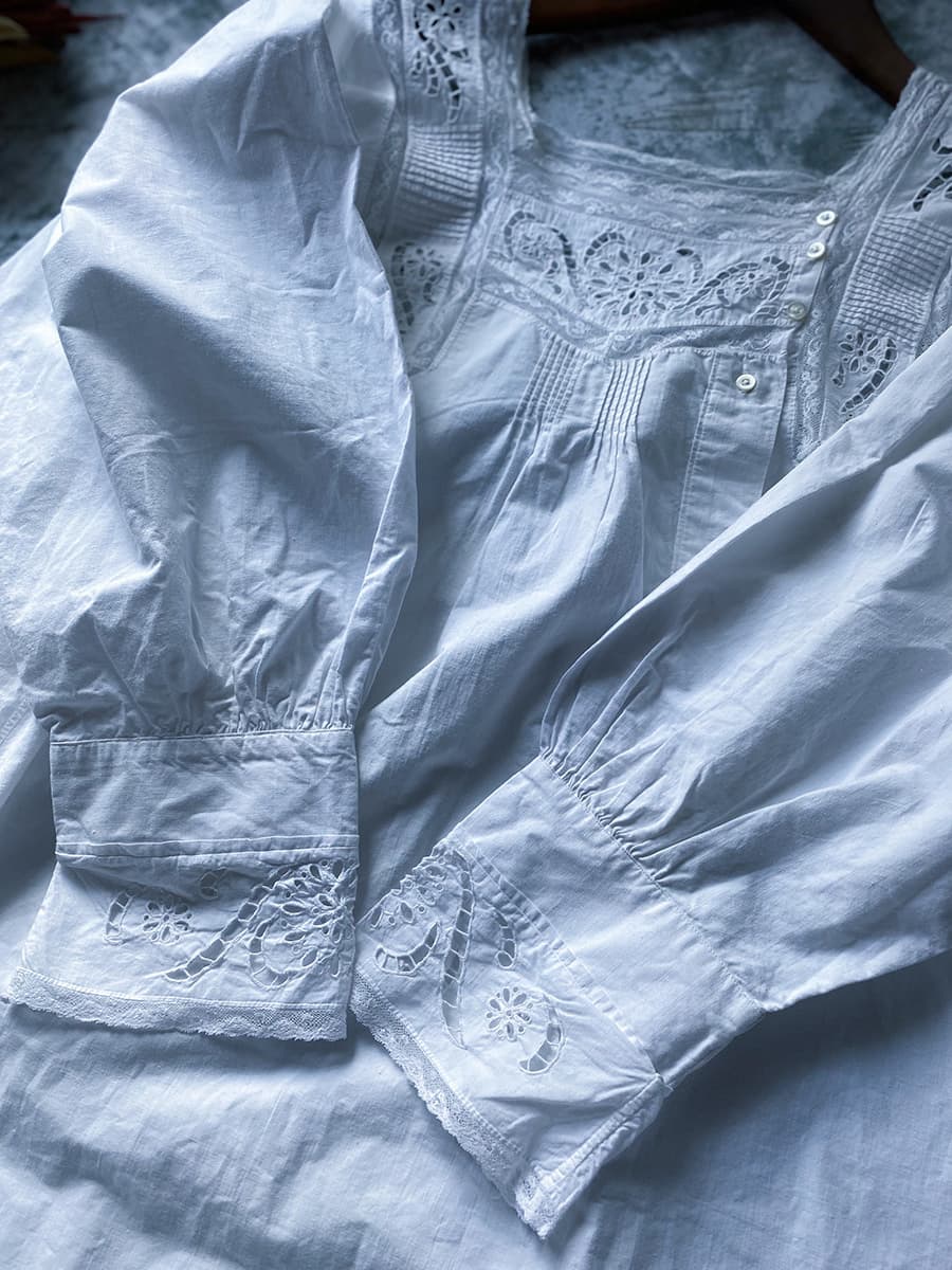 フランスアンティークナイトドレスヨーロッパアンティークワンピース