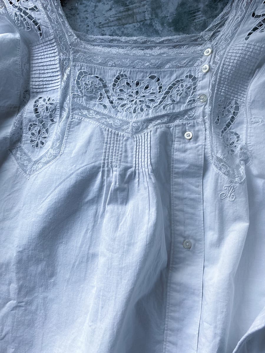 フランスアンティークナイトドレスヨーロッパアンティークワンピース