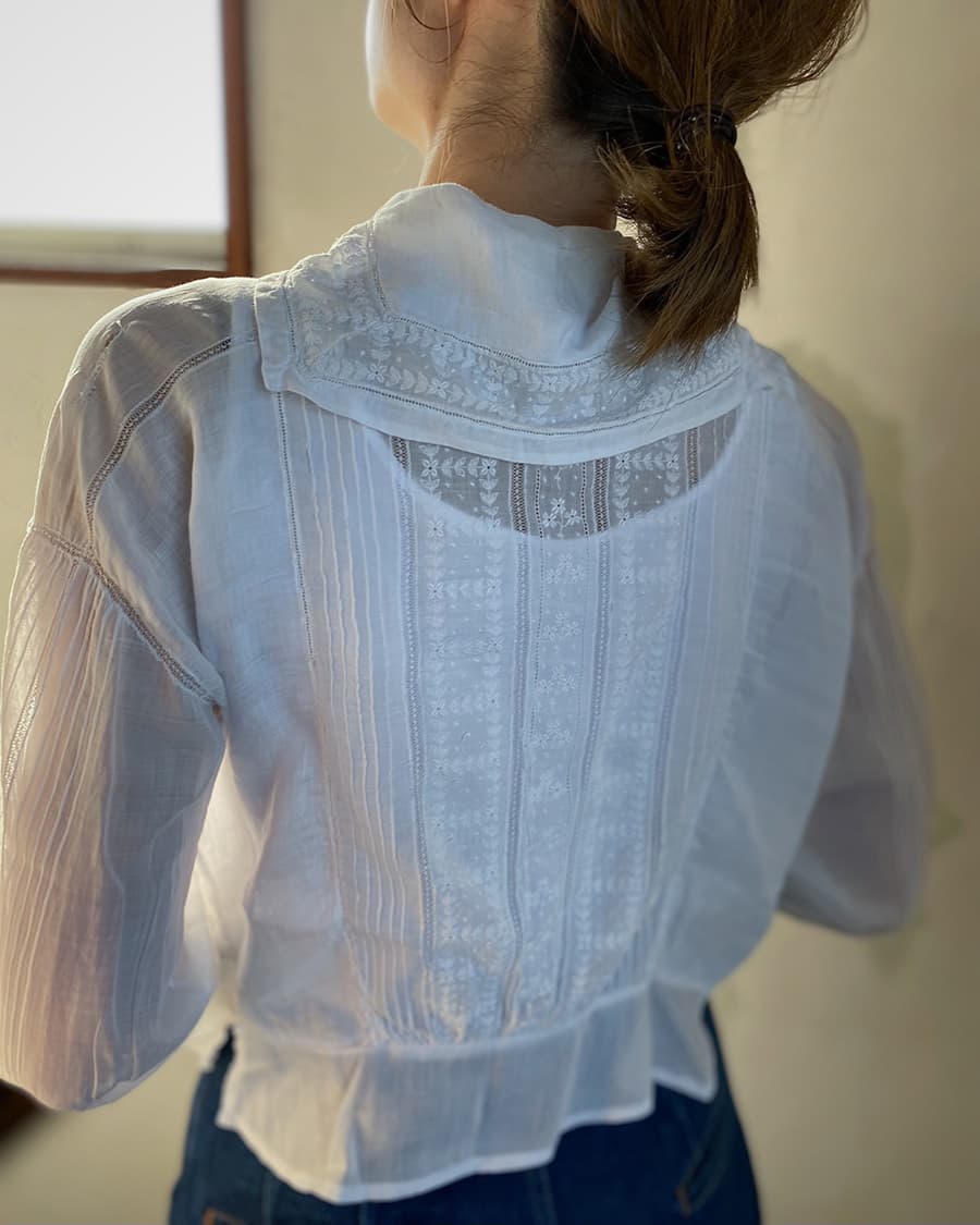 アンティークセーラーカラーブラウスAntiquesailorcollarblouse