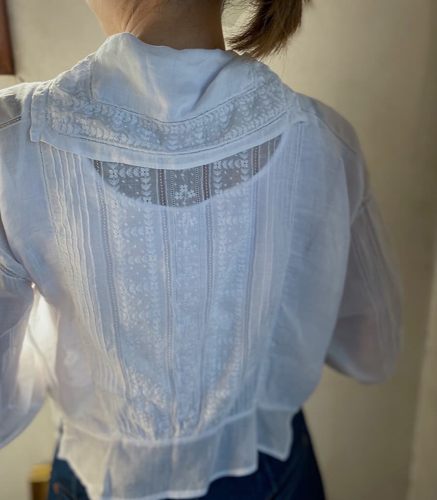 アンティークセーラーカラーブラウスAntiquesailorcollarblouse