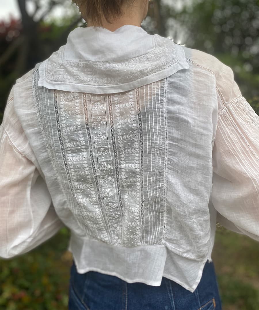 アンティークセーラーカラーブラウスAntiquesailorcollarblouse