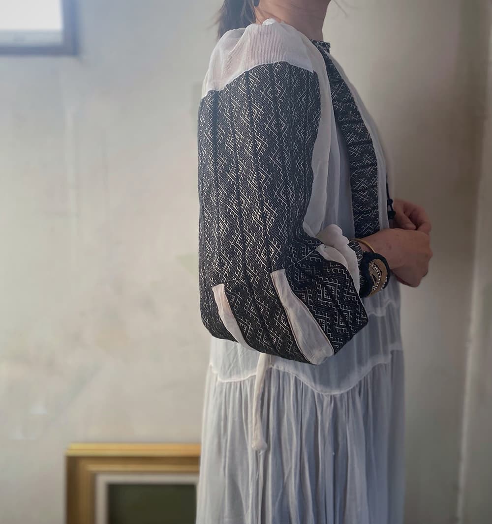 ヴィンテージルーマニア刺繍ワンピースantqueromanianembroiderydress