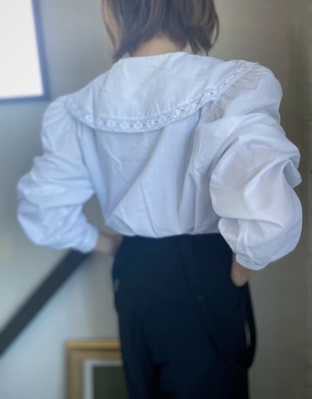 アンティークセーラーカラーブラウスAntiquesailorcollarblouse