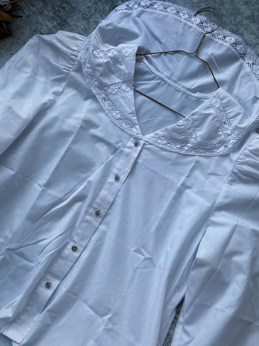アンティークセーラーカラーブラウスAntiquesailorcollarblouse