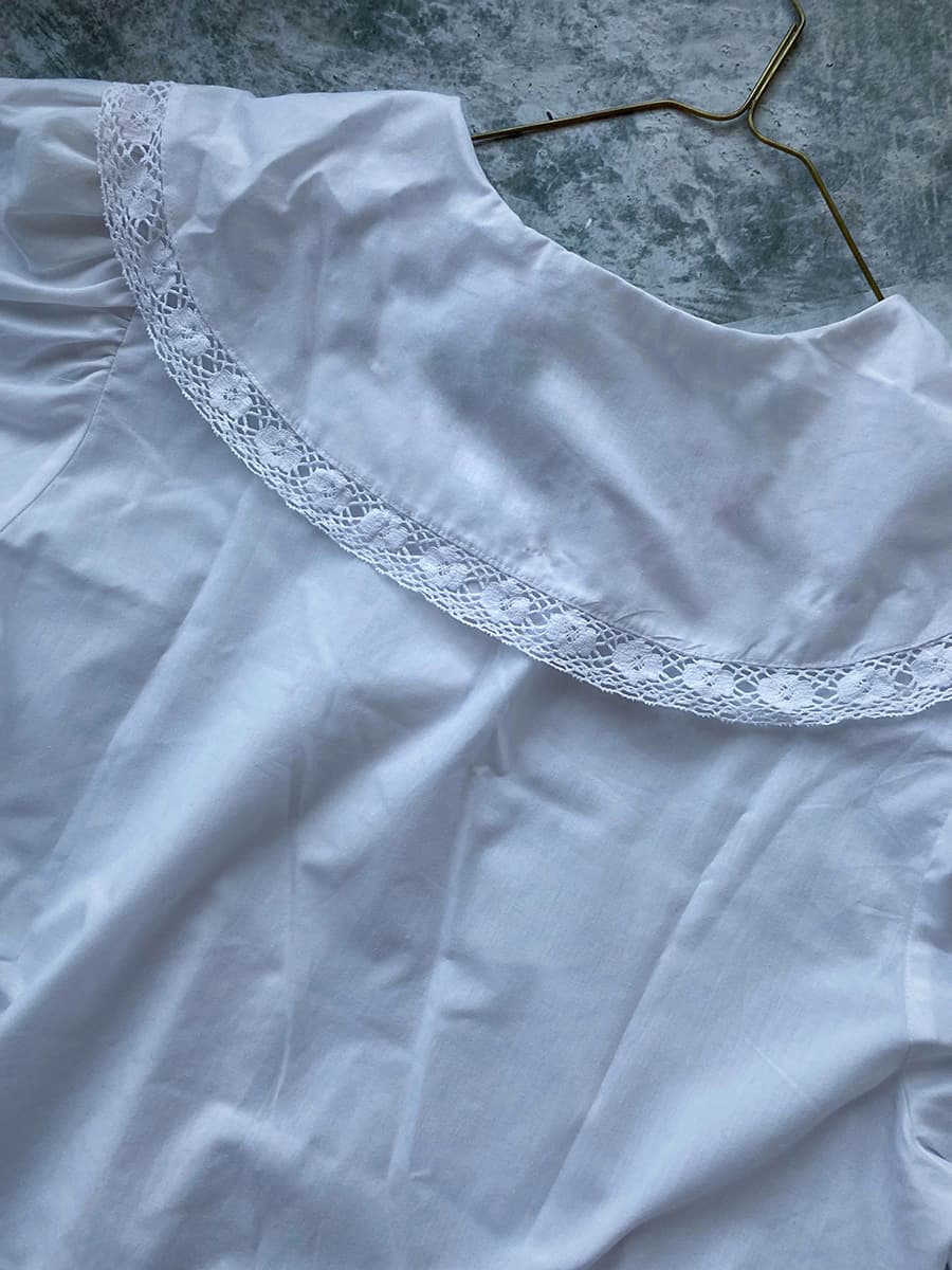 アンティークセーラーカラーブラウスAntiquesailorcollarblouse
